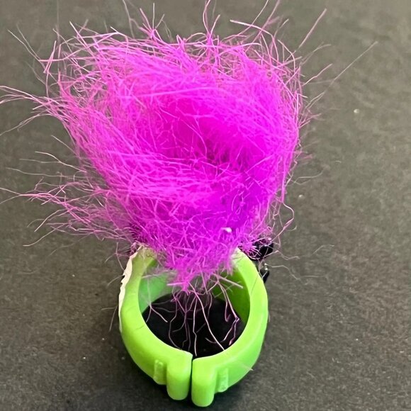 Russ Troll Doll Halloween Adjustable Skeleton Ring Spooky PVC Costume - Picture 4 of 4